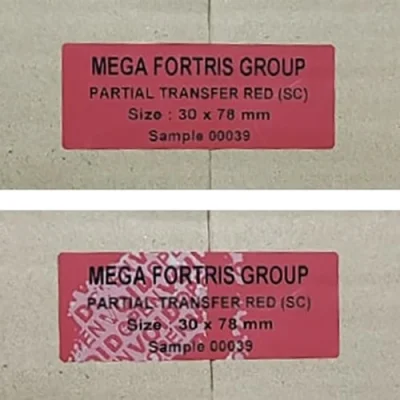 Security Labels – Partial Transfer System — fotografija proizvoda