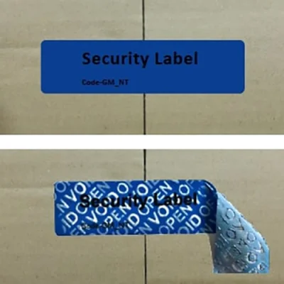 Security Labels – Non Transfer System — fotografija proizvoda